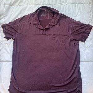Smartwool Deep Burgundy Polo Shirt